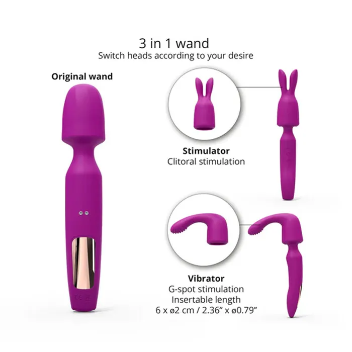 REvolution Vibrating Wand Attachments Love To Love Vibrators