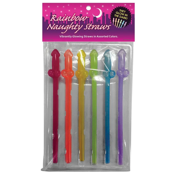 Rainbow Naughty Straws Kheper Games Female Sex Toys