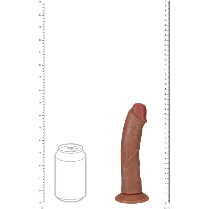 REALROCK 20cm Vibrating Rotating Cock Tan 8 USB Rechargeable Dong Shots Toys Female Sex Toys