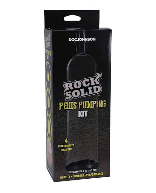 Rock Solid Penis Pumping Kit Doc Johnson Male Sex Toys