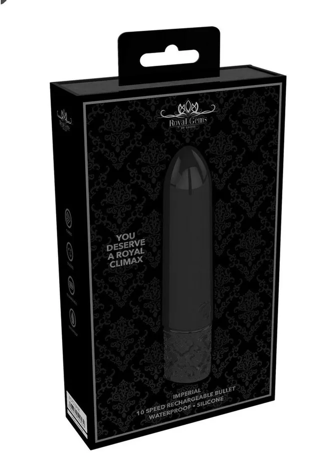 Royal Gems Imperial Silicone Rechargeable Bullet Royal Gems Female Sex Toys