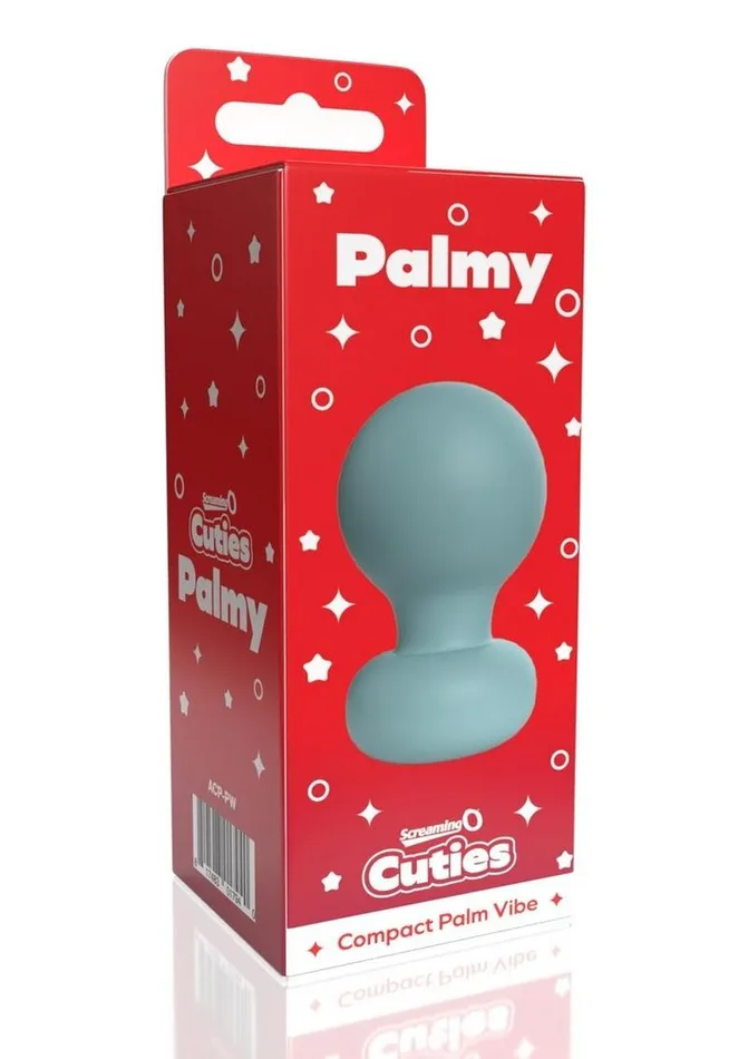 Screaming O Cuties Palmy Rechargeable Silicone Palm Vibrator Screaming O Female Sex Toys