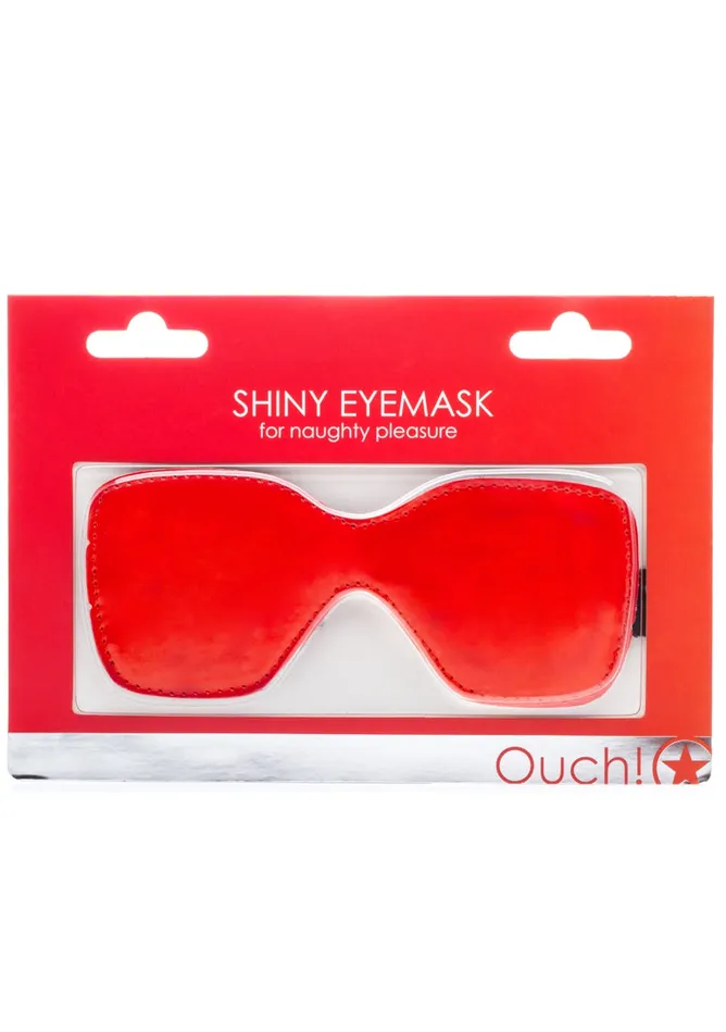 Shots Ouch Shiny Eyemask Red Vibrators