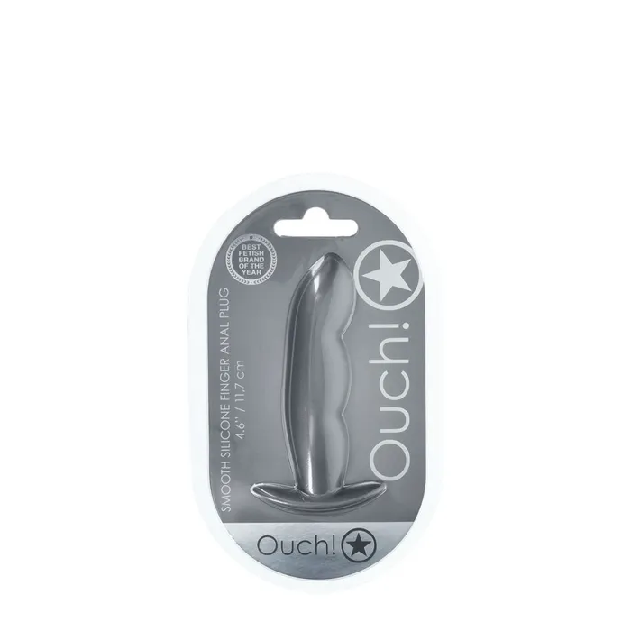 Shots Toys Anal OUCH Finger Anal Plug Gun Metal Grey 117 cm Butt Plug Shots Toys Anal OUCH Finger Anal Plug Gun Metal Grey 117 cm Butt Plug