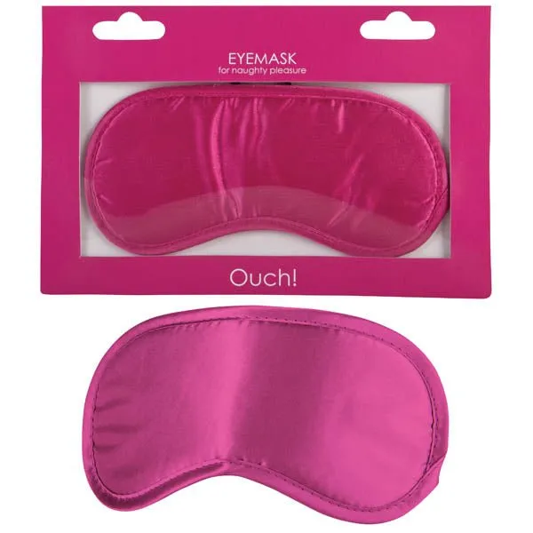 Shots Toys Ouch Soft Eyemask Pink Eye Mask Vibrators