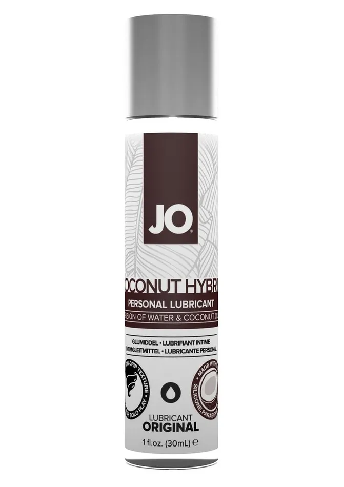 System JO Sexual Health Wellbeing JO Silicone Free Hybrid Original Personal Lubricant Water and Coconut Oil