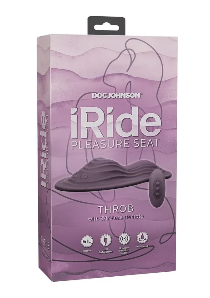 Versea Female Sex Toys Iride Pleasure Seat Throb Rechargeable Silicone with Remote