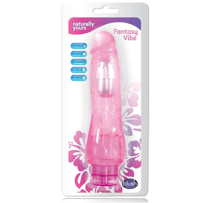 Vibrators Blush Fantasy Vibe Dong Pink Blush Novelties