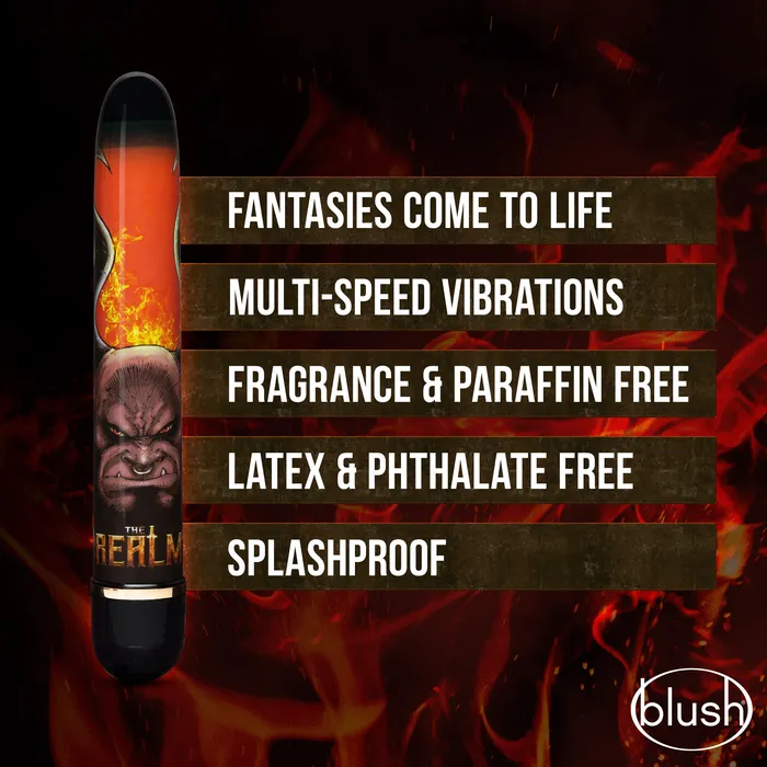 Vibrators Blush Novelties The Realm Minotaur Red