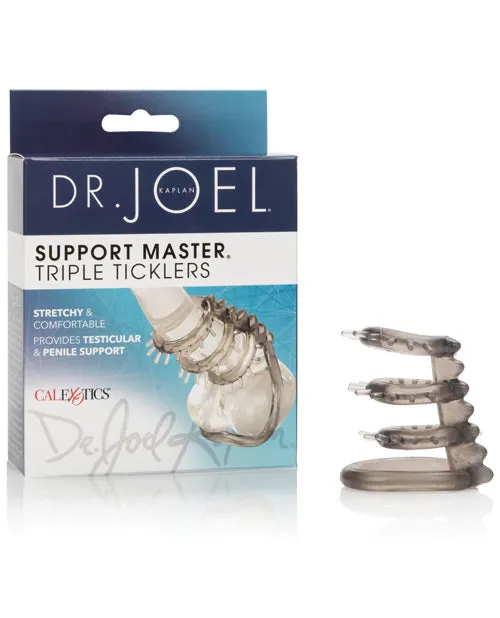 Vibrators California Exotic Novelties Dr Joel Kaplan Support Master Triple Tickler Smoke