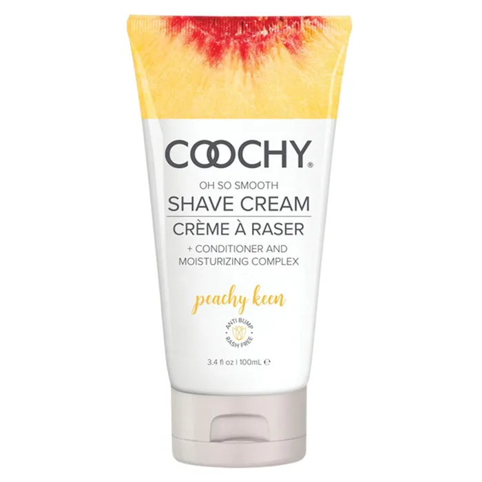 Vibrators Coochy Oh So Smooth Shave Cream Peachy Keen 34 Fl Oz 100ml Classic Brands