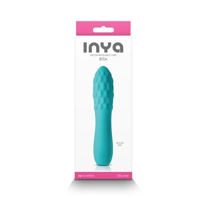 Vibrators NS Novelties INYA Rita Teal 138 cm USB Rechargeable Vibrator