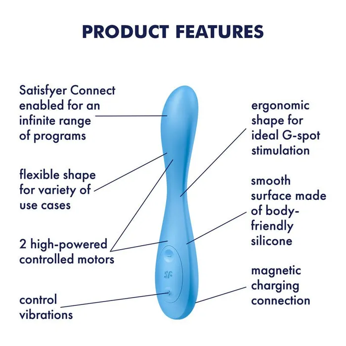 Vibrators Satisfyer Satisfyer GSpot Flex 4 Blue