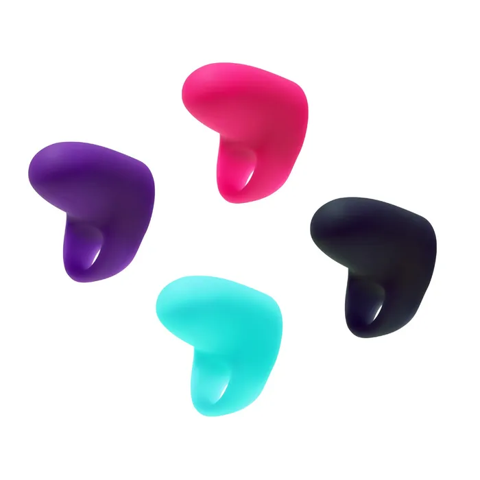 Vibrators VeDO VeDO Ayu Mini Finger Vibe Pair BlkTurq