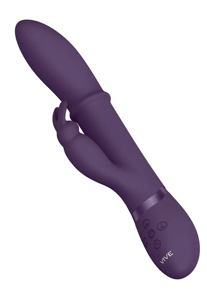 Vive by Shots Vive Halo Rechargeable Silicone Ring Rabbit Vibrator Female Sex Toys