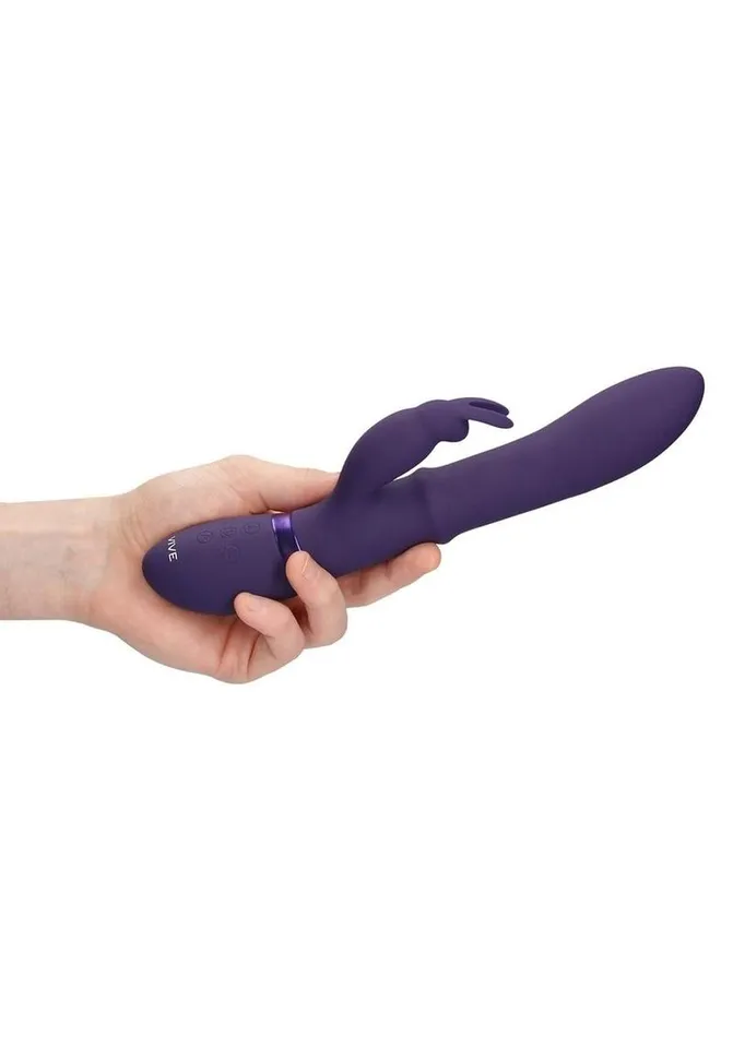 Vive by Shots Vive Halo Rechargeable Silicone Ring Rabbit Vibrator Female Sex Toys