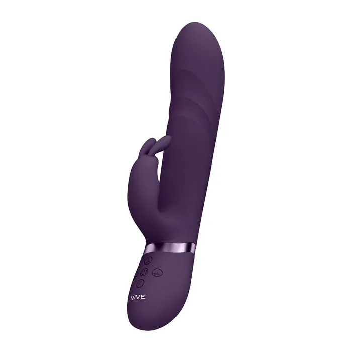 VIVE Nari Purple 241 cm USB Rechargeable Rabbit Vibrator Shots Toys Vibrators