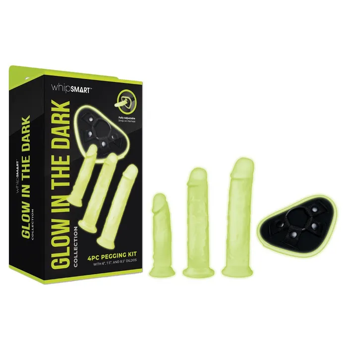 WhipSmart Dildos WhipSmart Glow In The Dark 4pc Pegging Kit