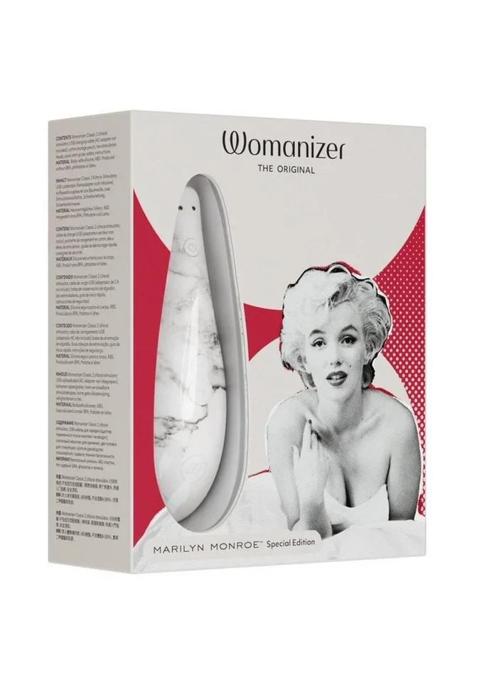 Womanizer Marilyn Monroe Special Edition Rechargeable Clitoral Stimulator Womanizer Female Sex Toys