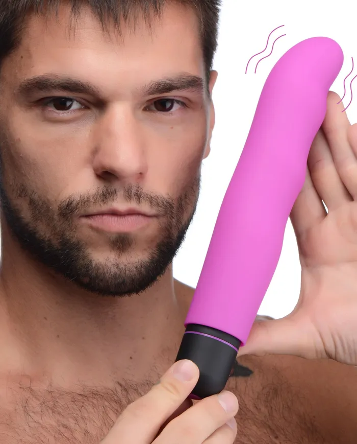 XR Brands Vibrators Xl Bullet and Wavy Sleeve Purple