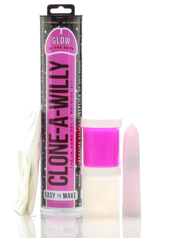 CloneaWilly CloneaWilly GlowintheDark Kit Pink Dildos