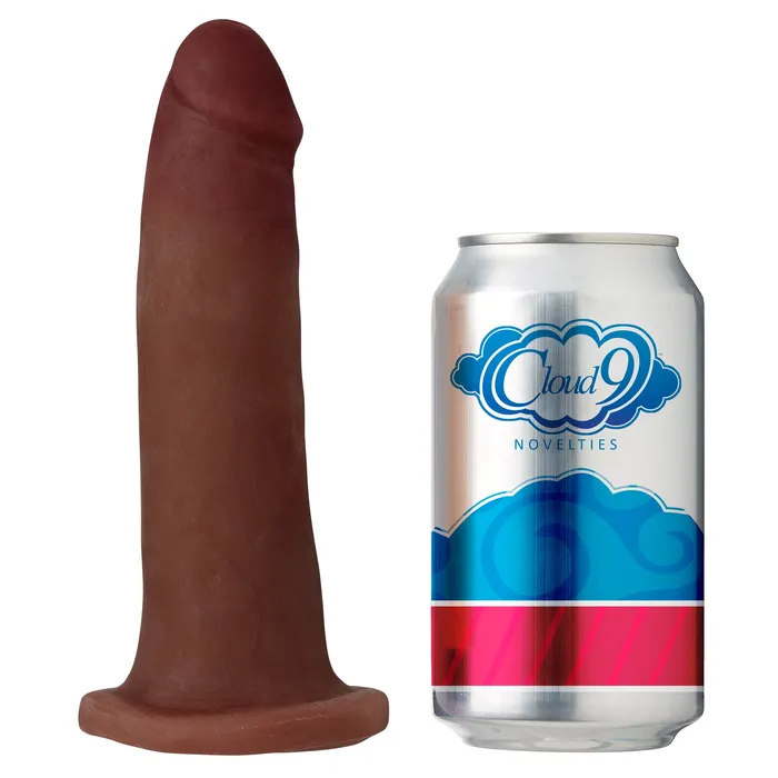 Cloud 9 Dual Density Dildo Touch 7in W No Balls Brown Cloud 9 Novelties Dildos