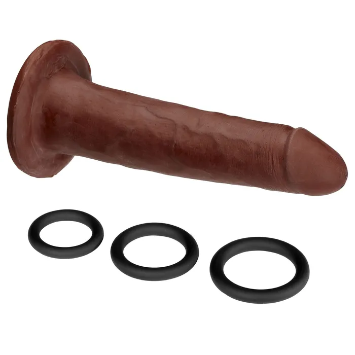 Cloud 9 Dual Density Dildo Touch 7in W No Balls Brown Cloud 9 Novelties Dildos