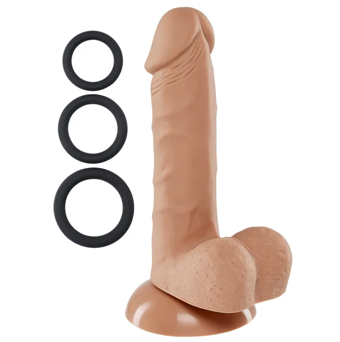 Cloud 9 Novelties Dildos Pro Sensual Series 6 Inch Silicone Pro Odorless Dong Tan