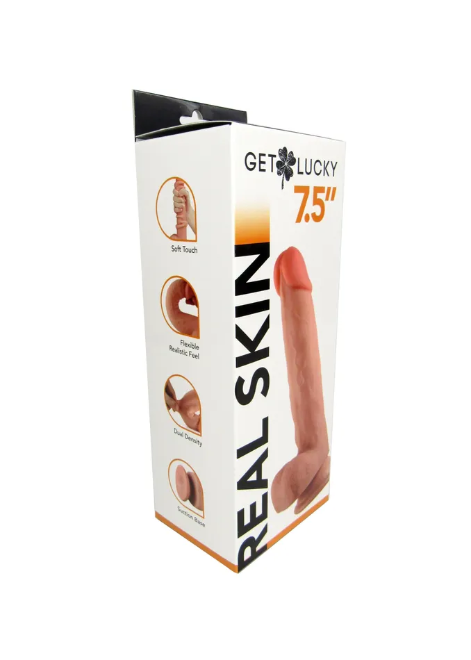 Dildos Shibari Get Lucky 75 Real Skin Light Brown Thank Me Now