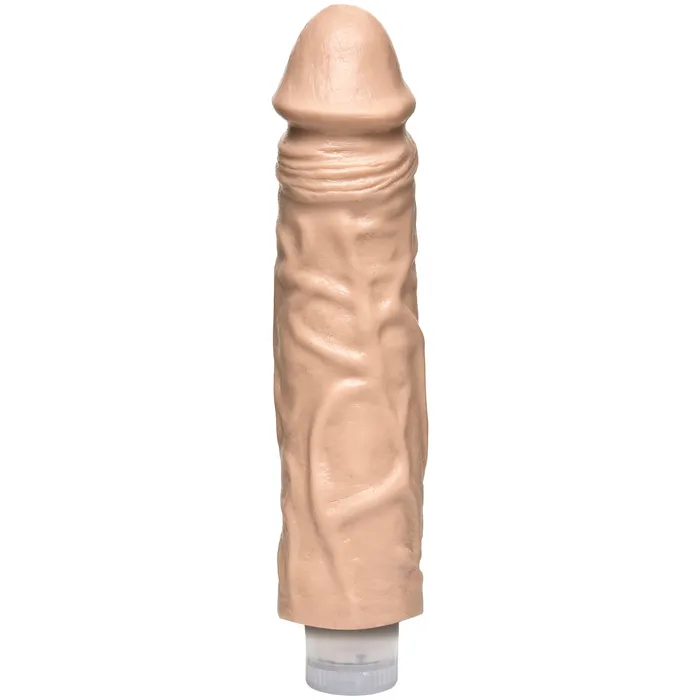 Dildos The Naturals Heavy Veined Dong Twist Bottom White Doc Johnson