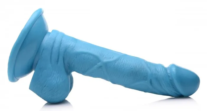 Dildos XR Brands Pop 65in Dildo W Balls Blue