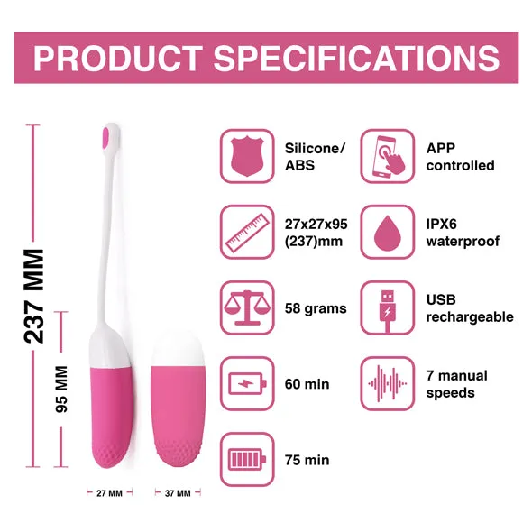 Female Sex Toys Magic Motion Magic Motion Vini Remote Control Clitoral Vibe