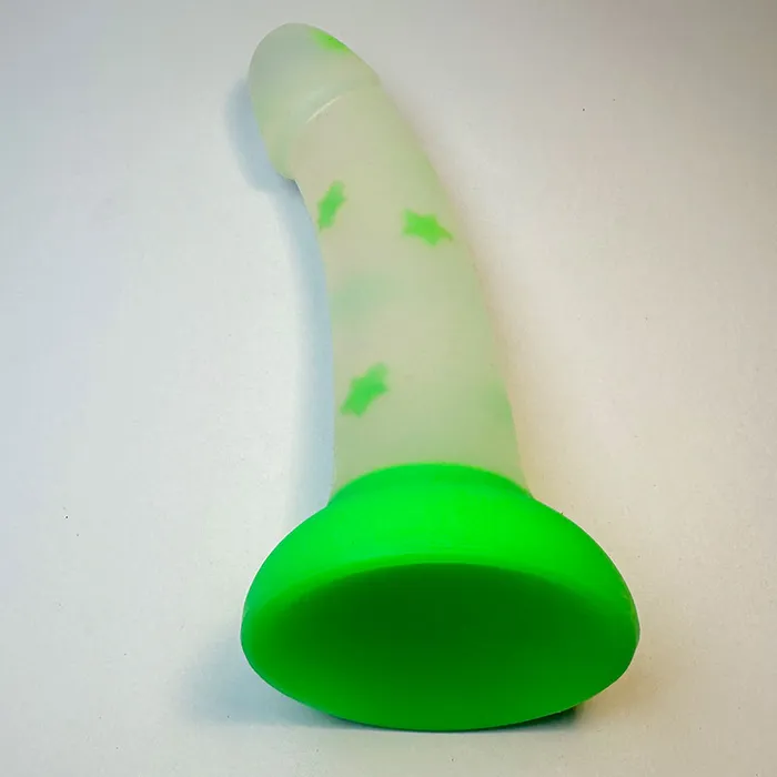 GREEN STAR Liquid Silicone Jelly Dildo 7 Inch KM Global Dildos