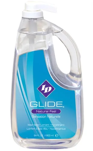 ID Lubricants Male Sex Toys ID Glide Pump Bottle 64 Fl Oz
