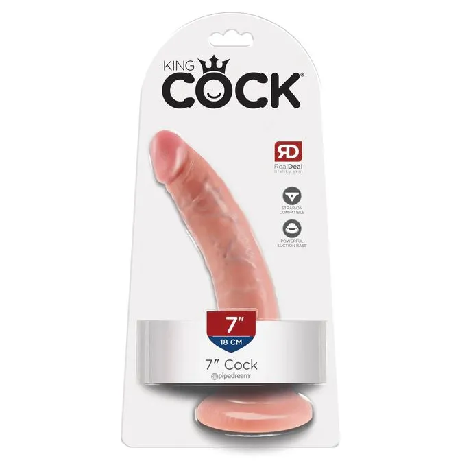 King Cock 7 Inch Realistic Cock Dildo Pipedream Dildos