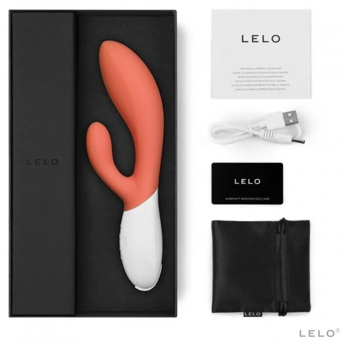 Lelo Vibrators Lelo Ina 3 Dual Action Luxury Massager Coral