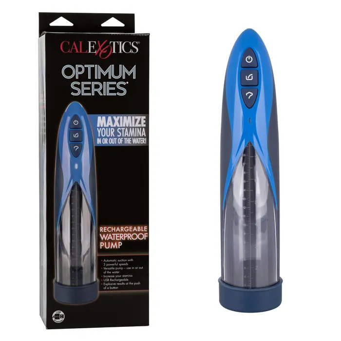 Optimum Series Waterproof Pump Rechargeable California Exotic Novelties Female Sex Toys