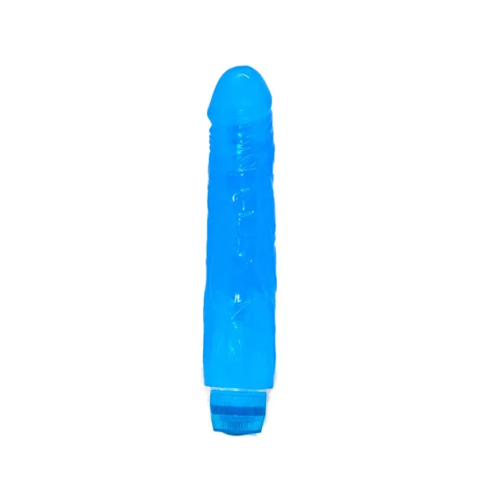 PAG Vibrators Devil Dick Straight Vibrator Blue