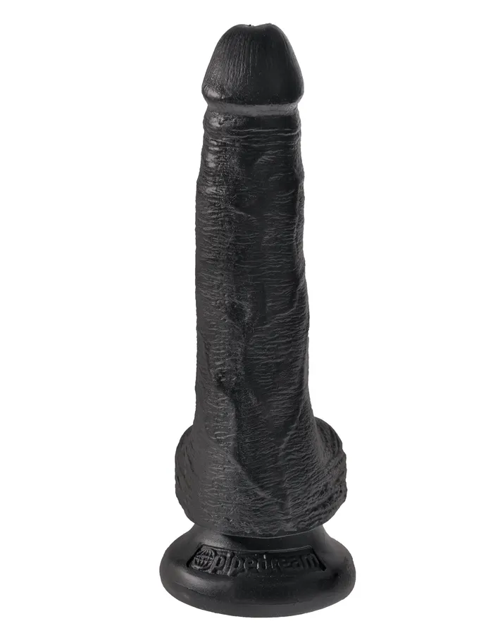 Pipedream Dildos King Cock 6 Cock With Balls Black