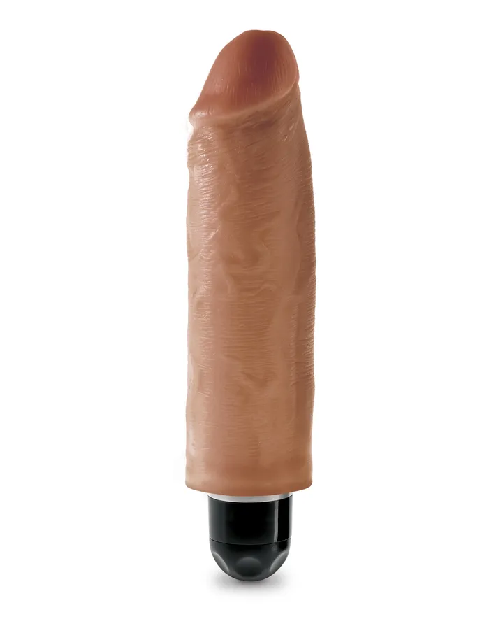 Pipedream Dildos King Cock 6 Vibrating Stiffy Tan