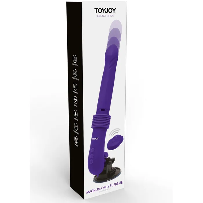 ToyJoy Vibrators ToyJoy Magnum Opus Supreme 12 Inch Thrusting Vibrator