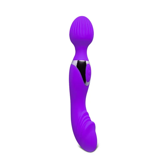 Various brands DoubleEnded Rechargeable Wand Massager Purple Female Sex Toys