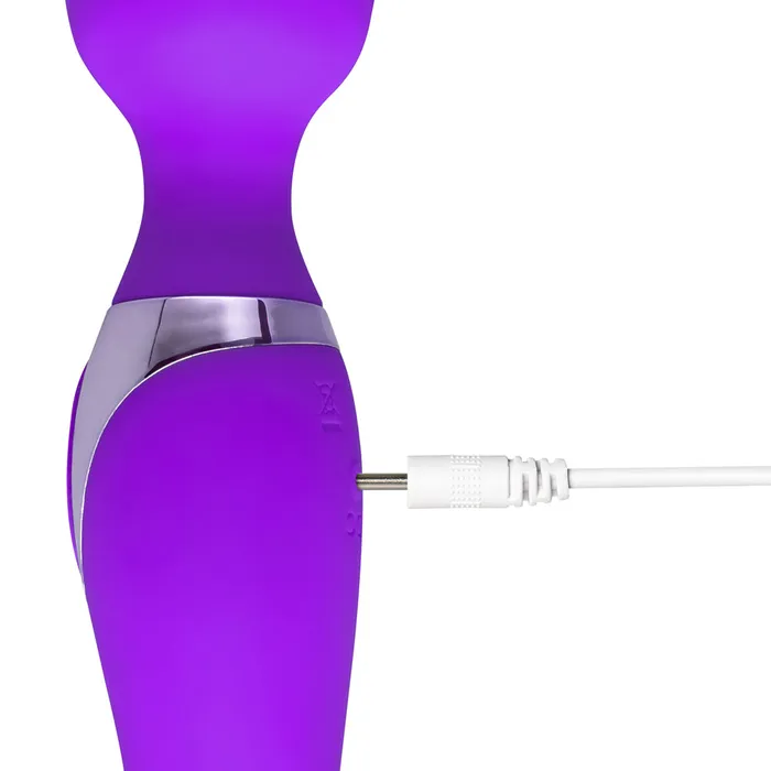 Various brands DoubleEnded Rechargeable Wand Massager Purple Female Sex Toys