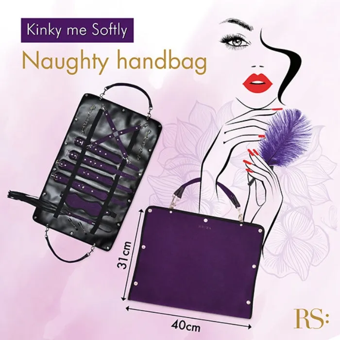 Vibrators ENT Rianne S Kinky Me Softly Purple Hand Bag Kit 7pc