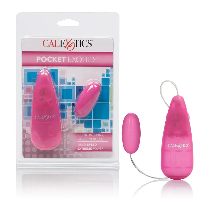 Vibrators Pocket Exotics Bullet Pink Passion CalExotics