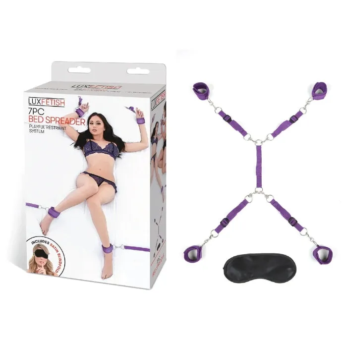 WIL Lux Fetish Bed Spreader 7pc Female Sex Toys