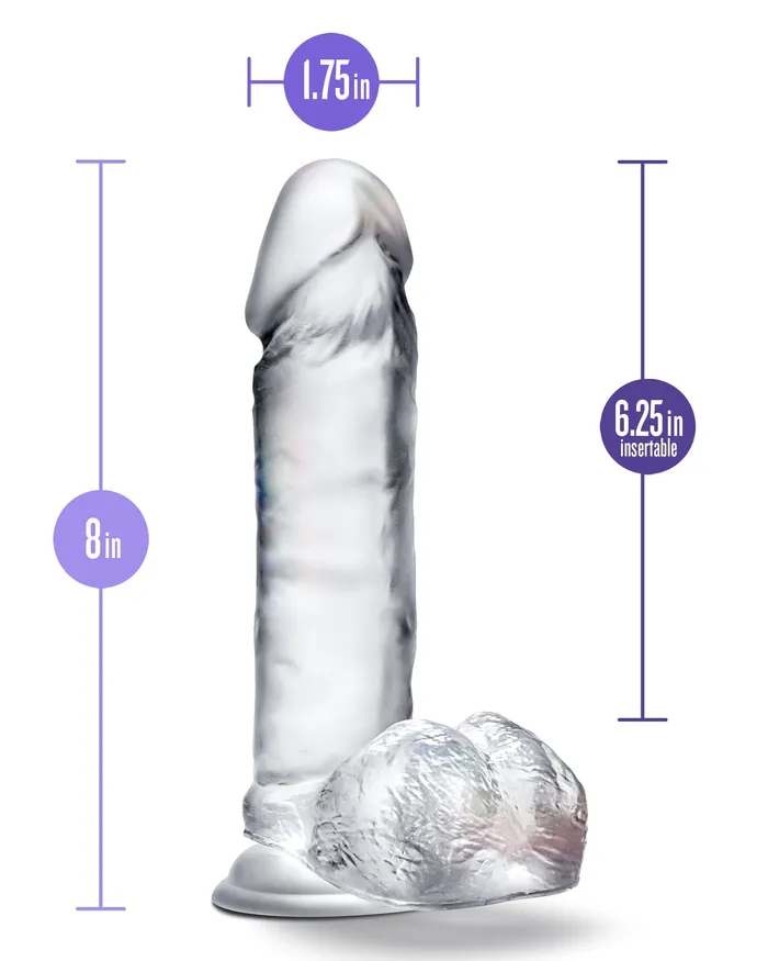 Blush Novelties Dildos B Yours Diamond Glimmer Clear