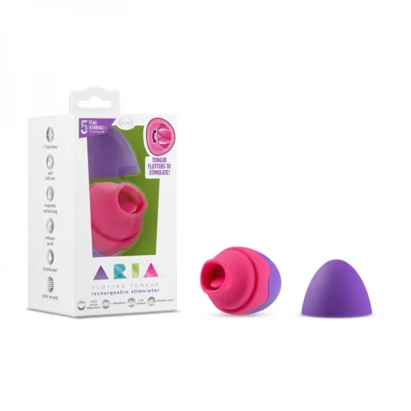 Blush Novelties Vibrators Aria Flutter Tongue Purple