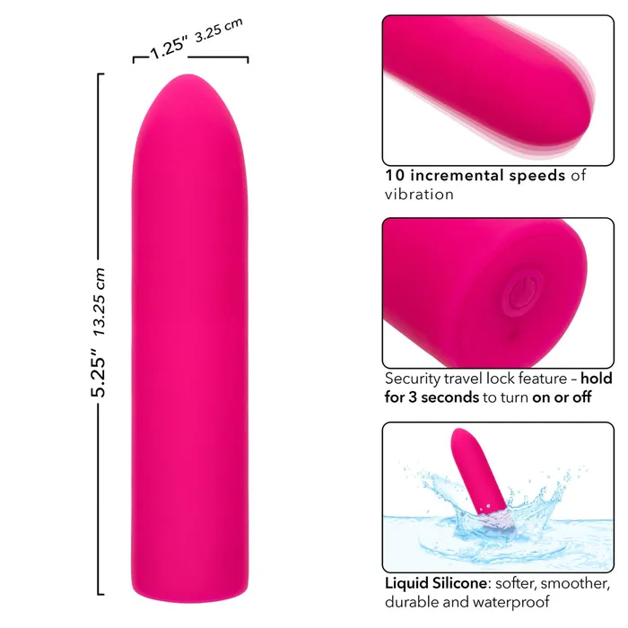 CalExotics Vibrators Rechargeable Classic Chic Mini Pink