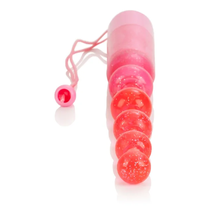 CalExotics Vibrators Vibrating Pleasure Beads Pink